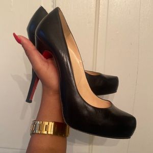 Christian Louboutin size 37.5 Rolando 120 Kid Heels